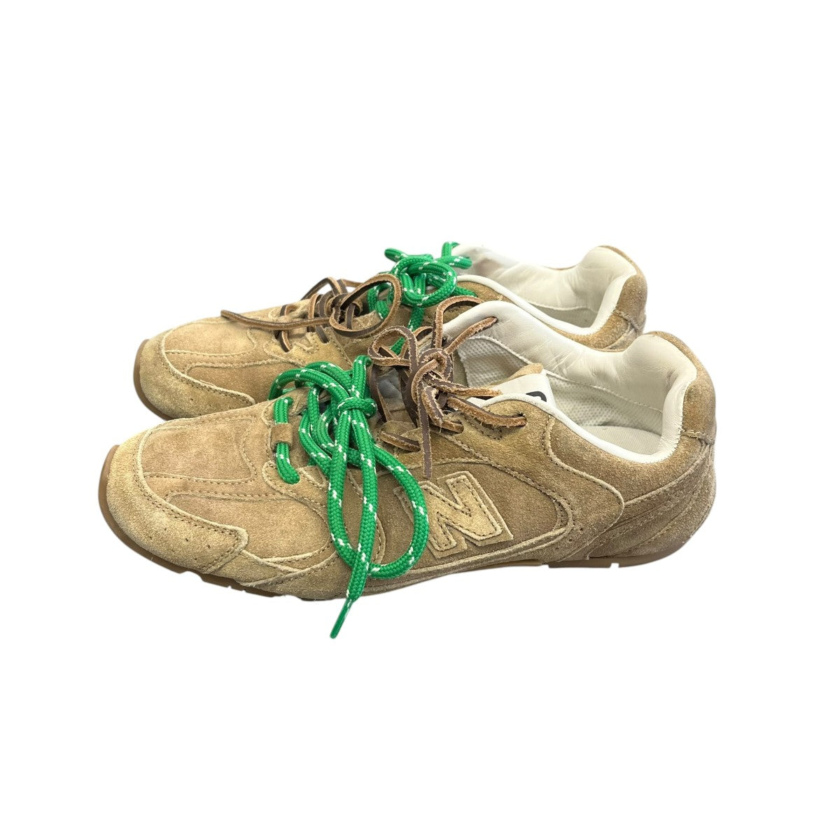 MIU MIU×NEW BALANCE 530 SLスエードxメッシュ スニーカー165 古着・中古-4枚目のアイテム画像
