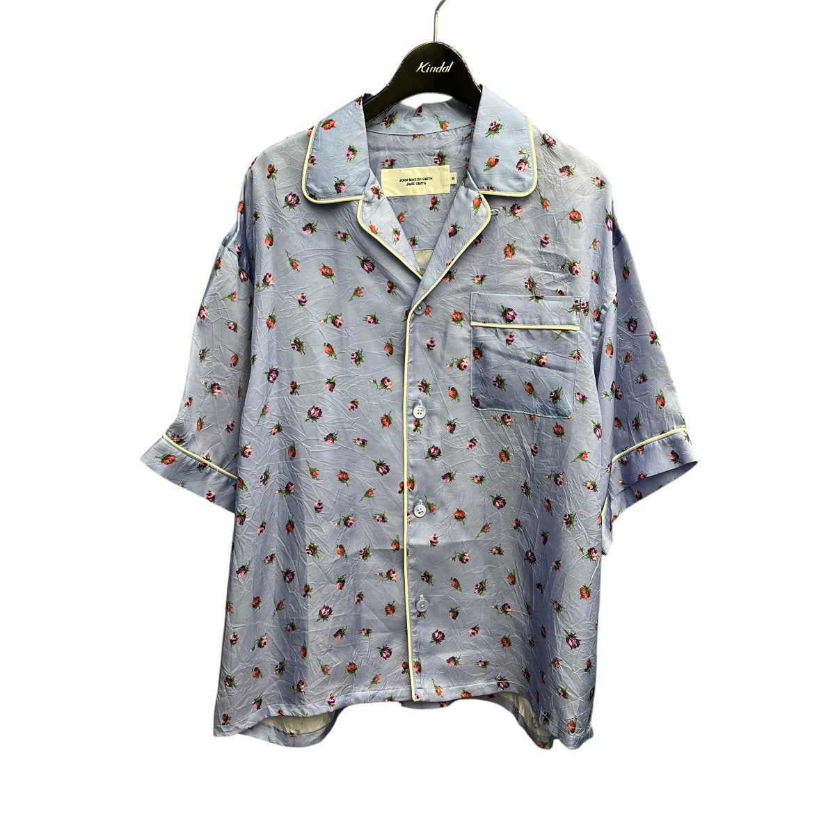 JANE SMITH 25SSCUPRO FLOWER PRINT PIPING OPEN COLLAR SHIRTS半袖シャツ25SSH #808L 古着・中古-1枚目のアイテム画像