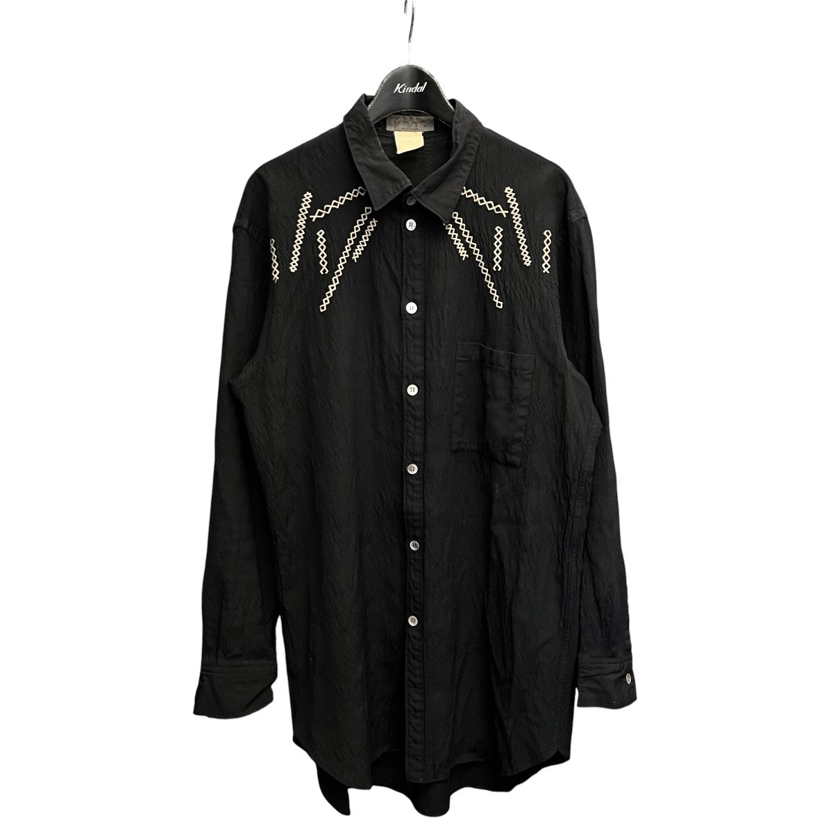 Yohji Yamamoto pour homme 89AWロングシャツ 古着・中古-1枚目のアイテム画像
