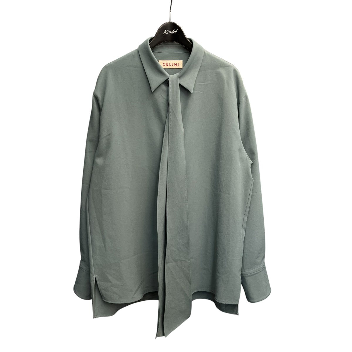 CULLNI Ribbon Tie Shirtロングシャツ21 SS 018 古着・中古-1枚目のアイテム画像
