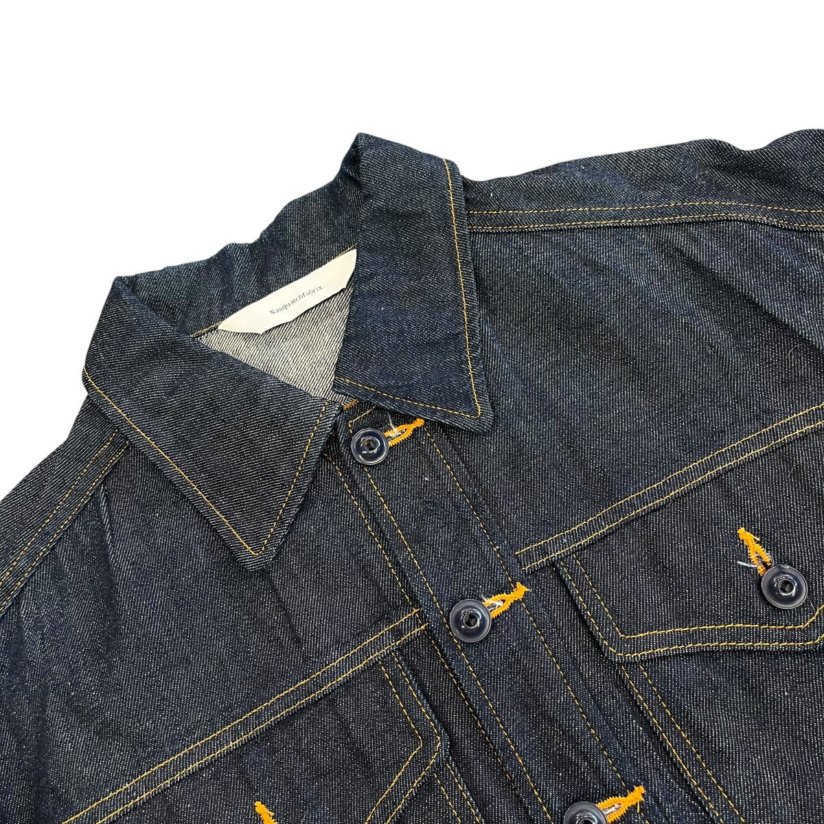 SASQUATCHfabrix． 23SSTROPICAL DRESS JACKETデニムジャケット23SS-JKL-008 古着・中古-3枚目のアイテム画像