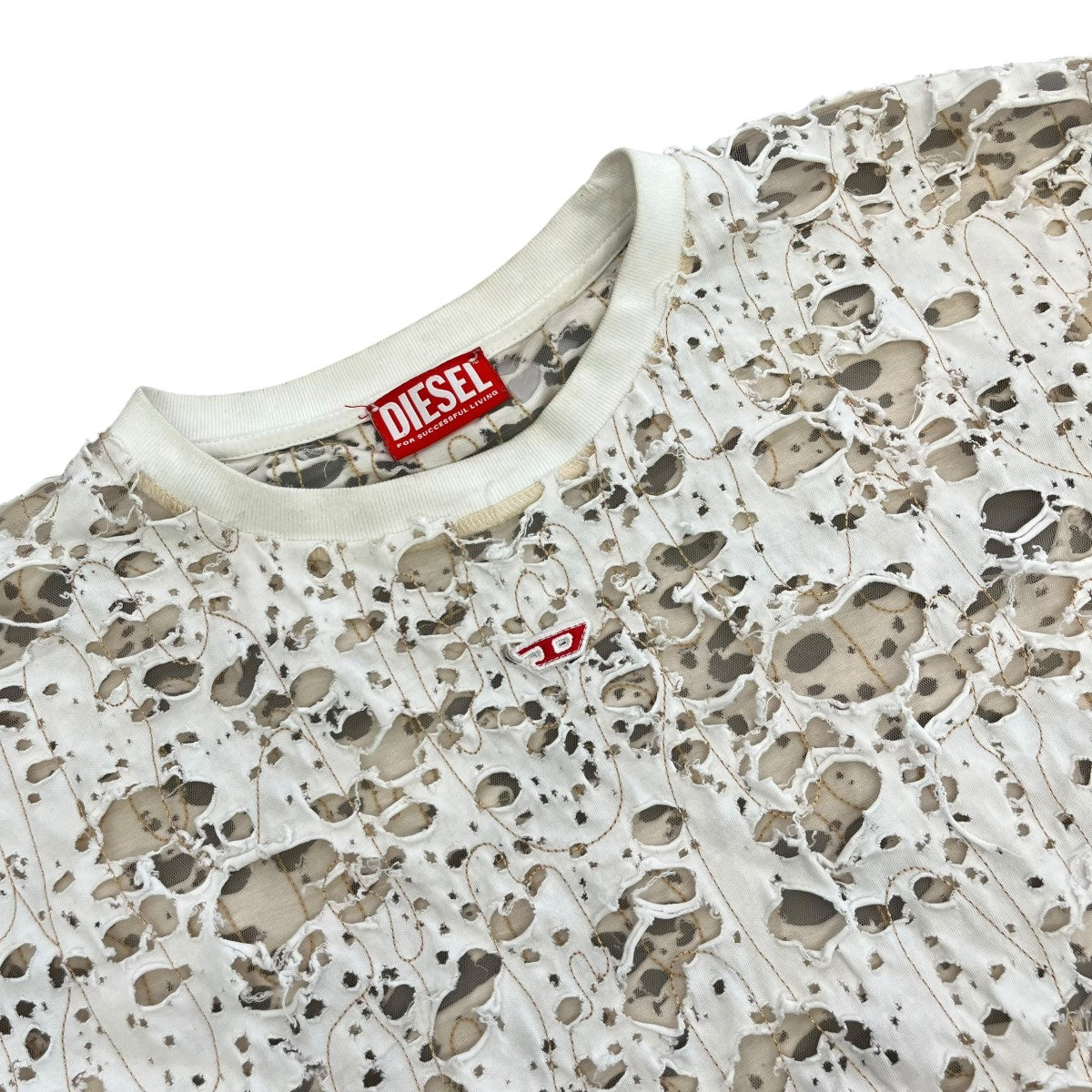 DIESEL Ｔ-BOXT-LS-DEVORロングスリーブカットソーA14598 古着・中古-3枚目のアイテム画像