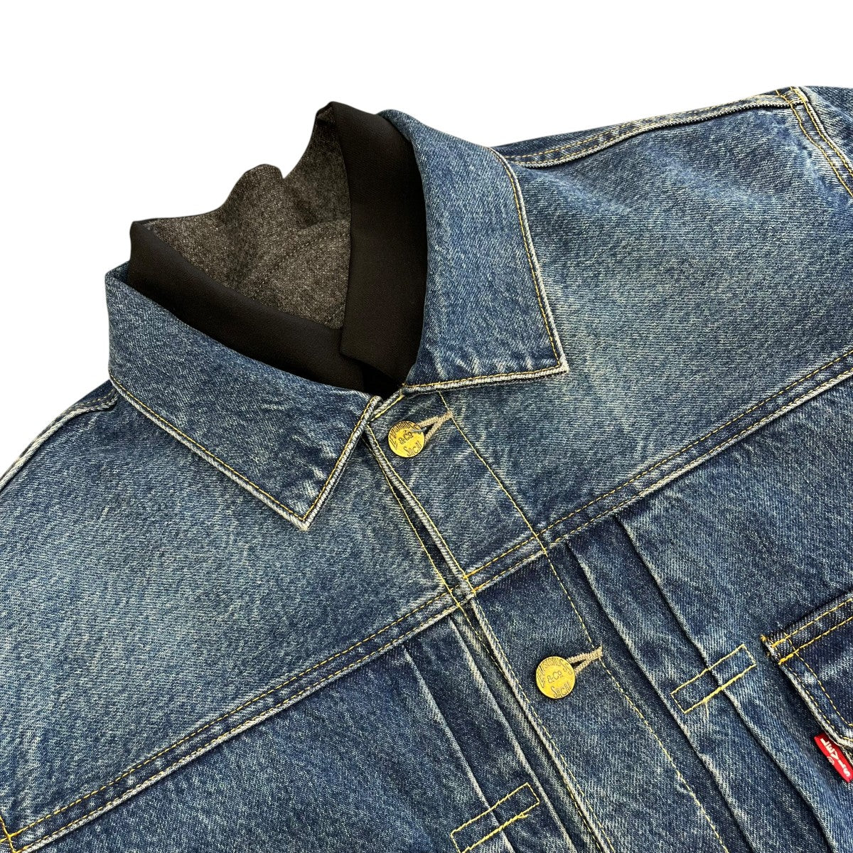 sacai×LEVI’S 25SSDENIM X MATELASSE TWILL REVERSIBLE BLOUSONリバーシブルデニムジャケット25-03706M 古着・中古-4枚目のアイテム画像