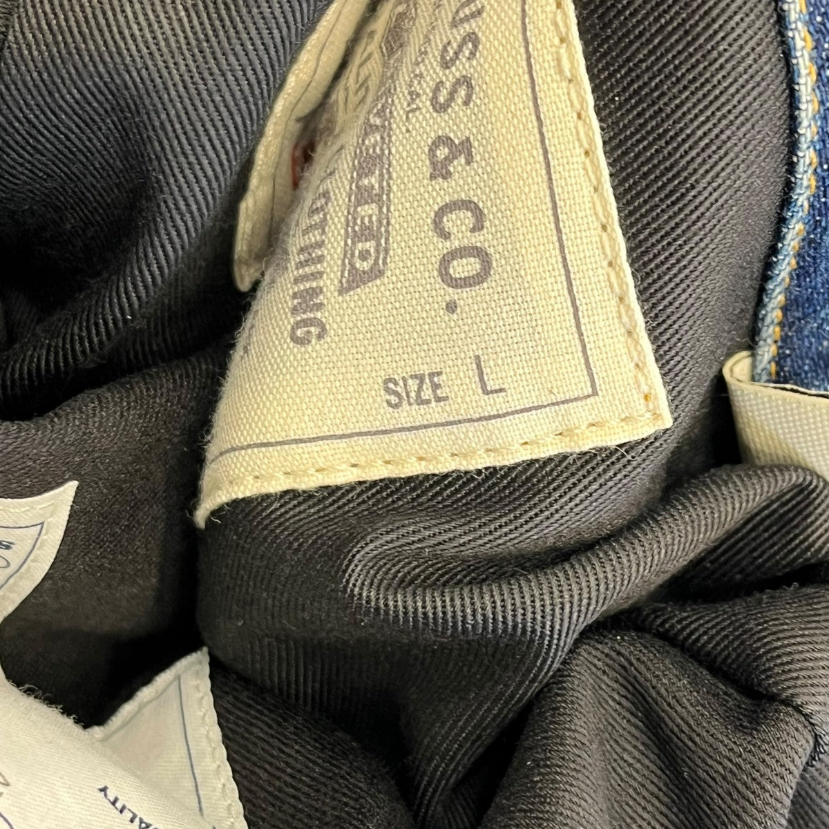 sacai×LEVI’S 25SSDENIM X MATELASSE TWILL REVERSIBLE BLOUSONリバーシブルデニムジャケット25-03706M 古着・中古-9枚目のアイテム画像