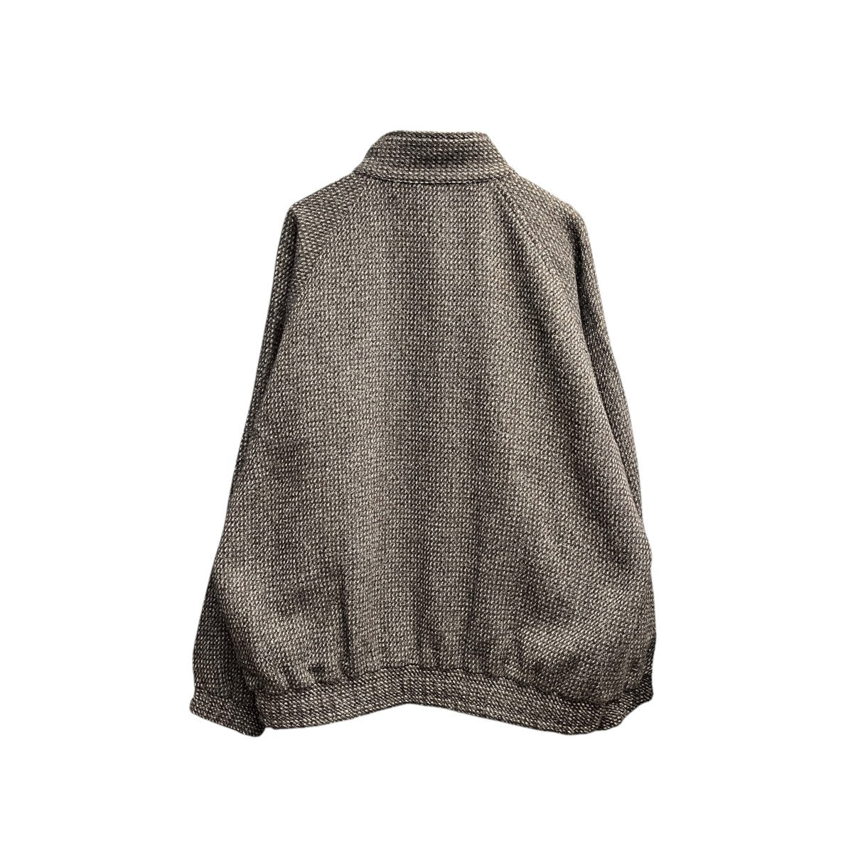 AURALEE 25AWALPACA WOOL SILK TWEED ZIP BLOUSONスイングトップA25AB03LS 古着・中古-2枚目のアイテム画像