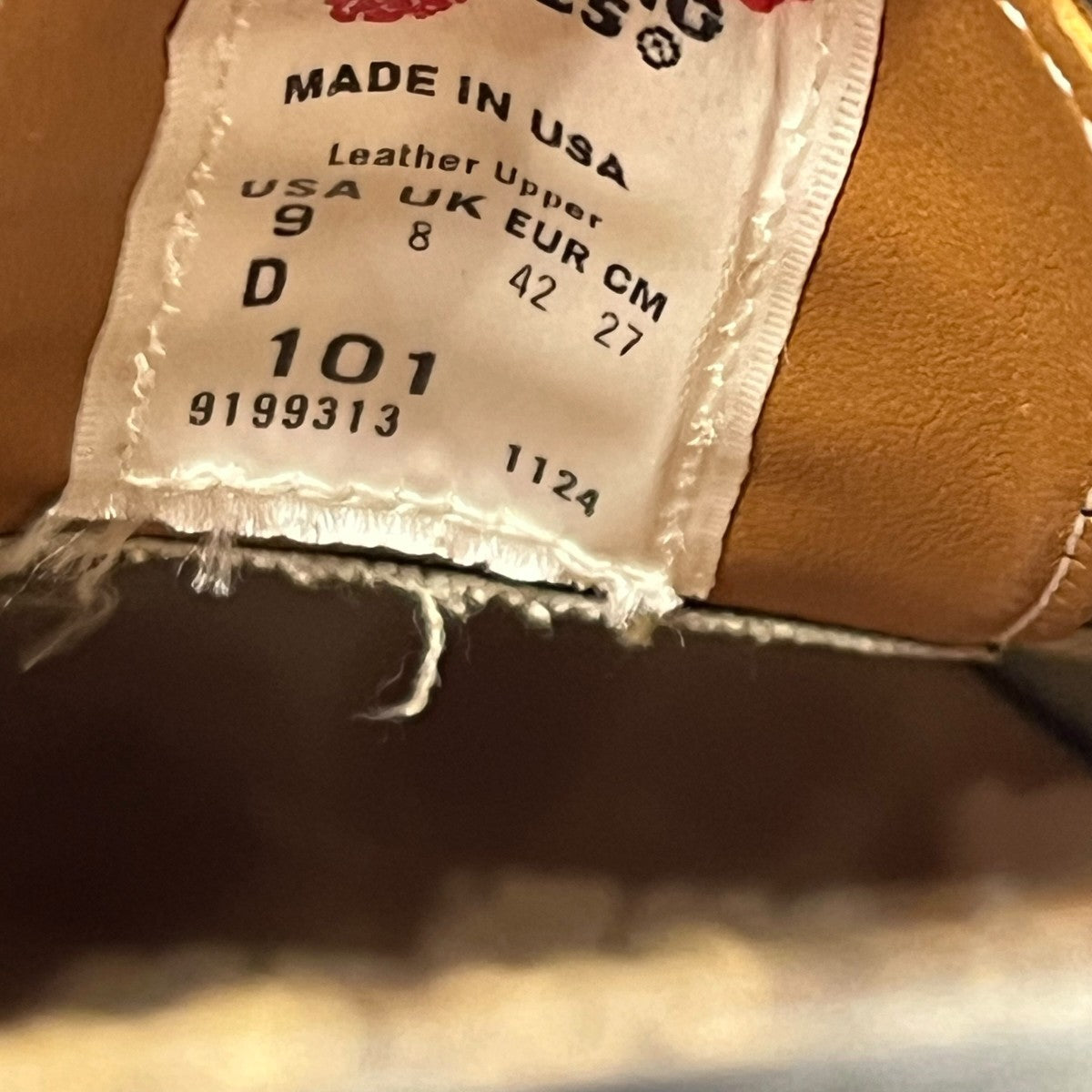 RED WING Postman Oxfordプレーントゥシューズ101 古着・中古-7枚目のアイテム画像