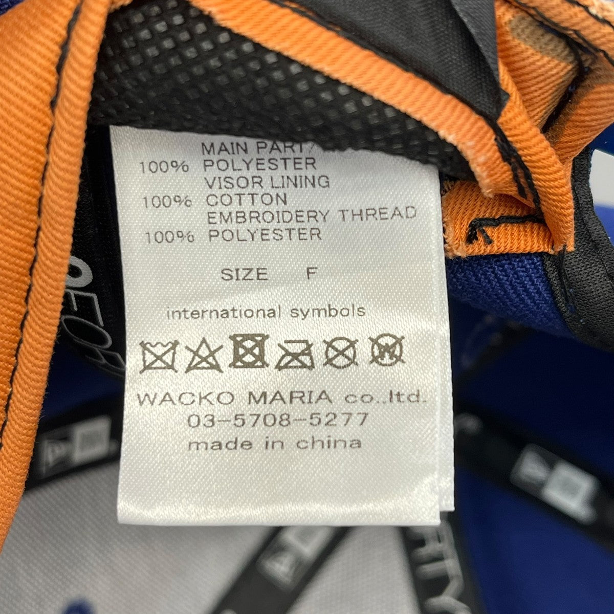 WACKO MARIA×New Era 26SSキャップ26SS-WMA-CP03 古着・中古-5枚目のアイテム画像