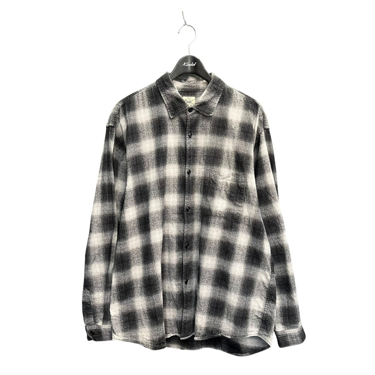 GOLD COTTON NEL CHECK REGULAR SHIRTチェックシャツGL29195 古着・中古-1枚目のアイテム画像