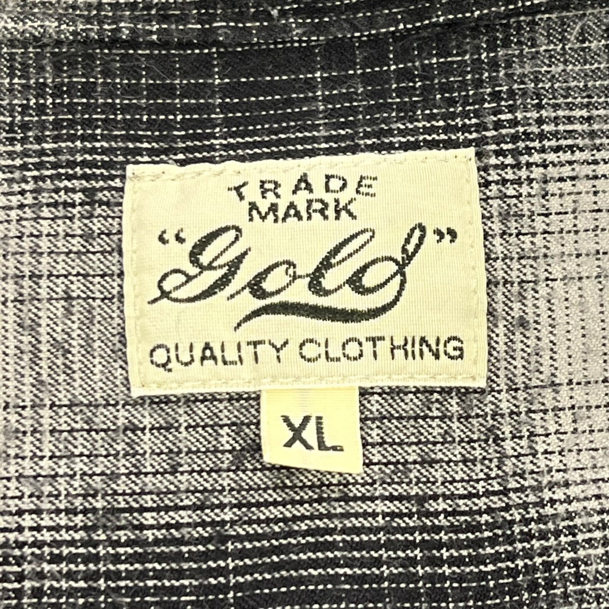 GOLD COTTON NEL CHECK REGULAR SHIRTチェックシャツGL29195 古着・中古-7枚目のアイテム画像