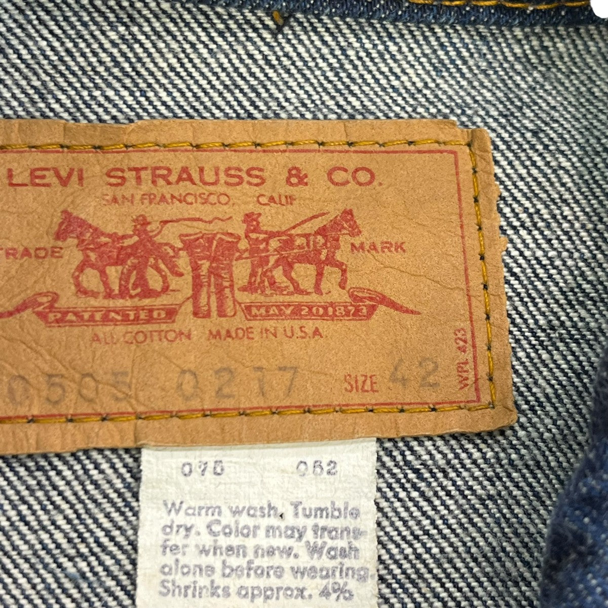 LEVI’S USA製デニムジャケット70505 0217 古着・中古-6枚目のアイテム画像