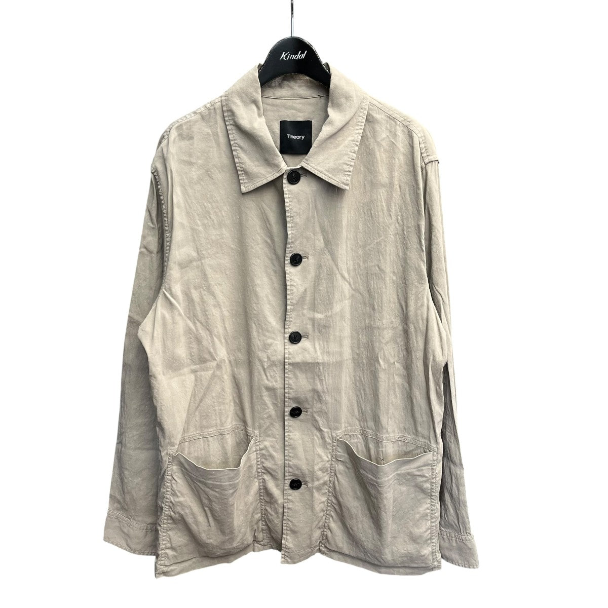 theory Eco Crunch Selk SHシャツジャケット02 2104009 330 906 古着・中古-1枚目のアイテム画像