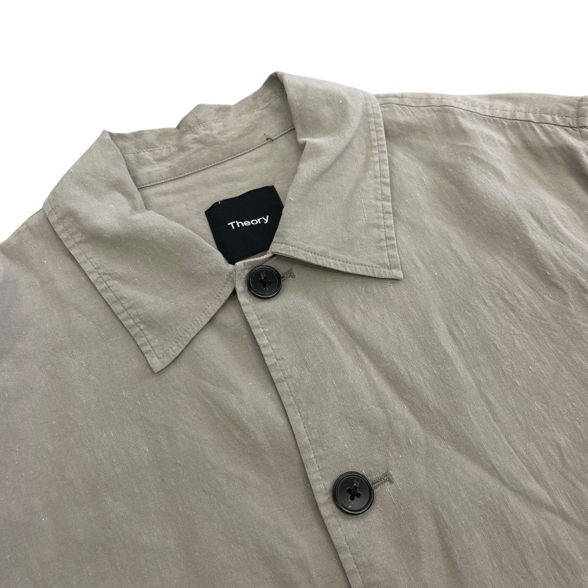 theory Eco Crunch Selk SHシャツジャケット02 2104009 330 906 古着・中古-3枚目のアイテム画像
