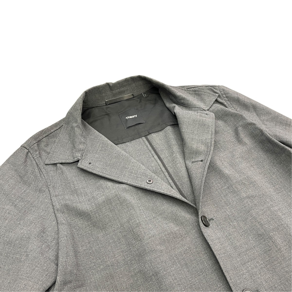 theory Bond Wool Twill Selk PAシャツジャケット02 2309003 古着・中古-3枚目のアイテム画像