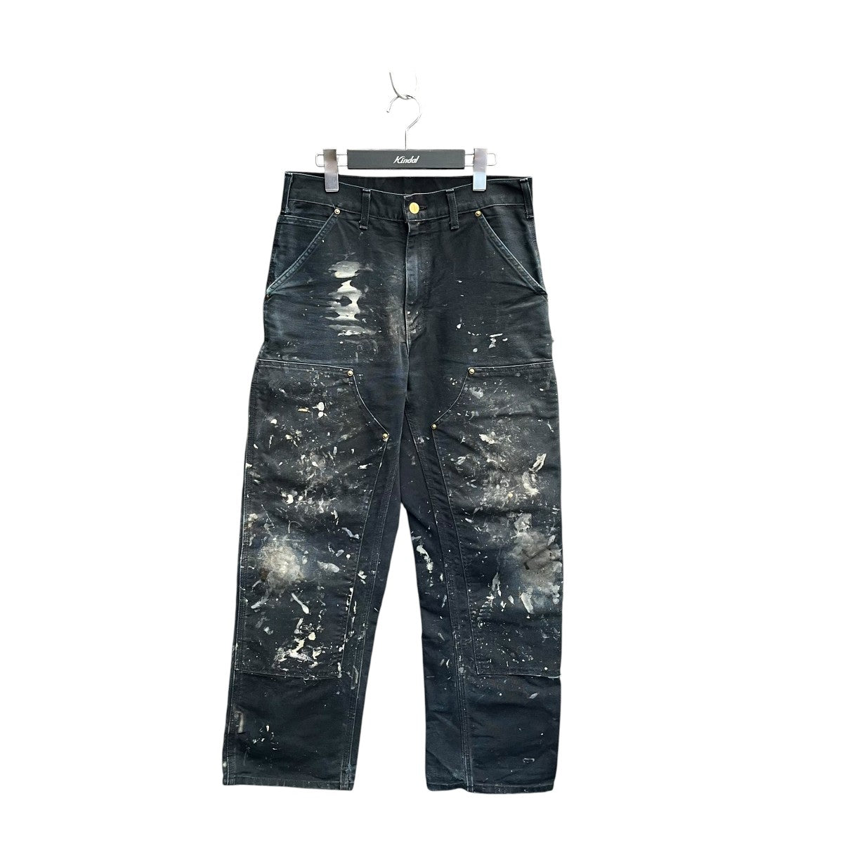 CarHartt USA製 90S ダブルニーワークパンツB01 BLK 古着・中古-1枚目のアイテム画像