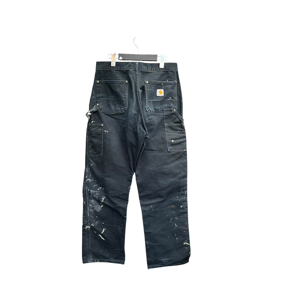 CarHartt USA製 90S ダブルニーワークパンツB01 BLK 古着・中古-2枚目のアイテム画像