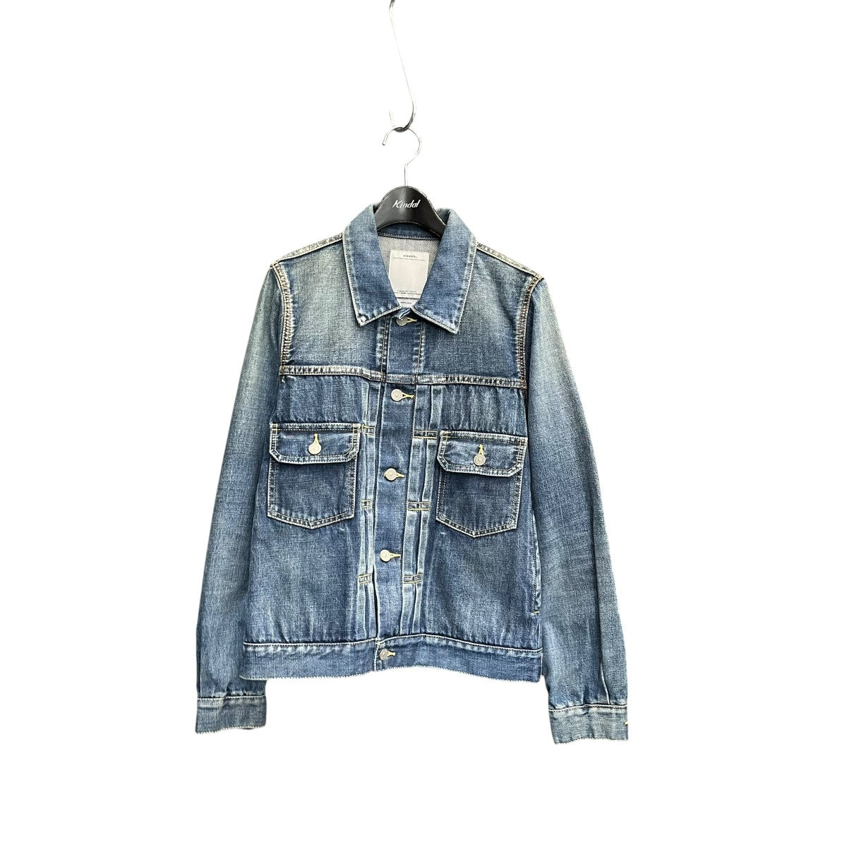 VISVIM SS 101 JKT DAMAGEDデニムジャケット0116205006001 古着・中古-1枚目のアイテム画像