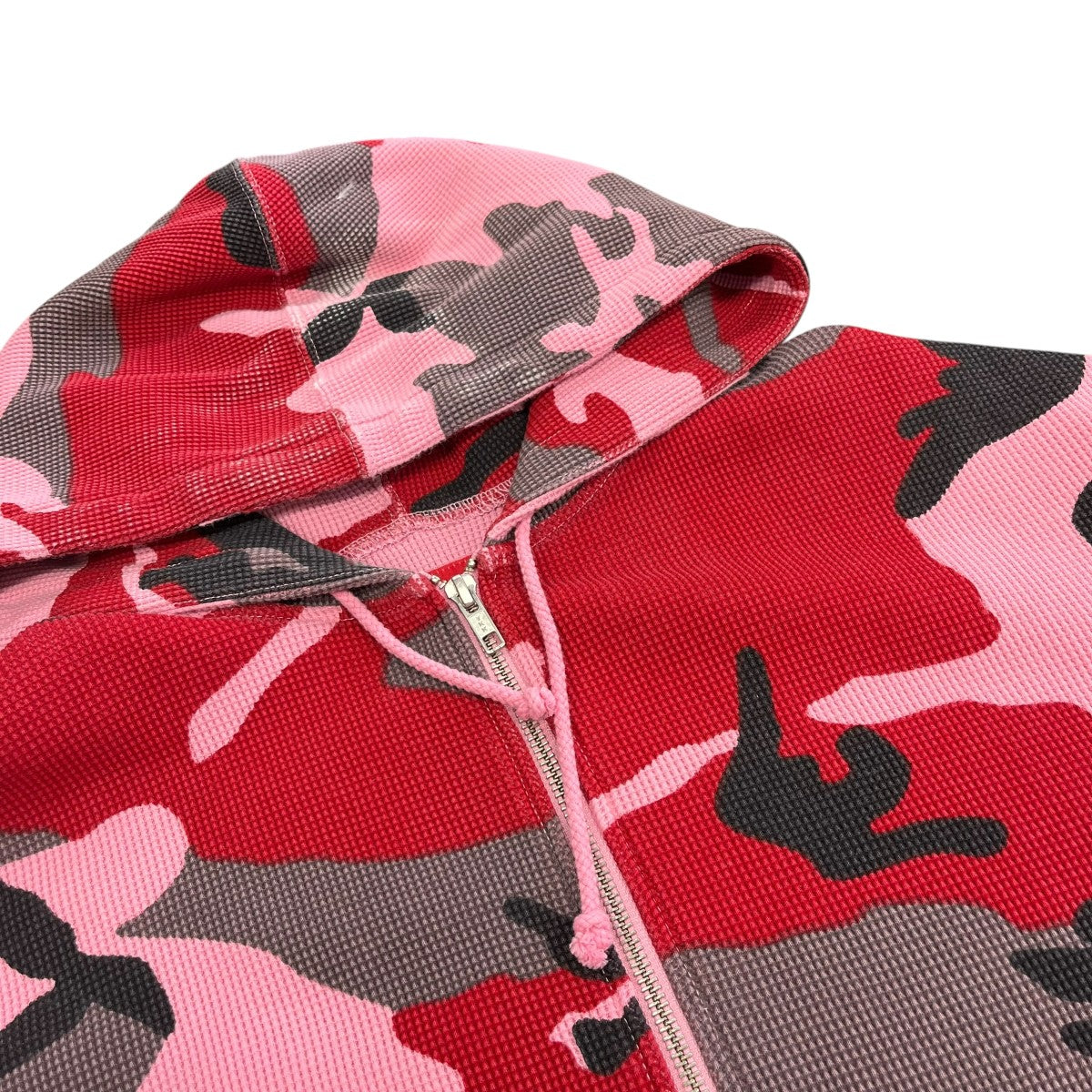 Supreme 24SSHooded Zip Up Thermalジップパーカー 古着・中古-3枚目のアイテム画像