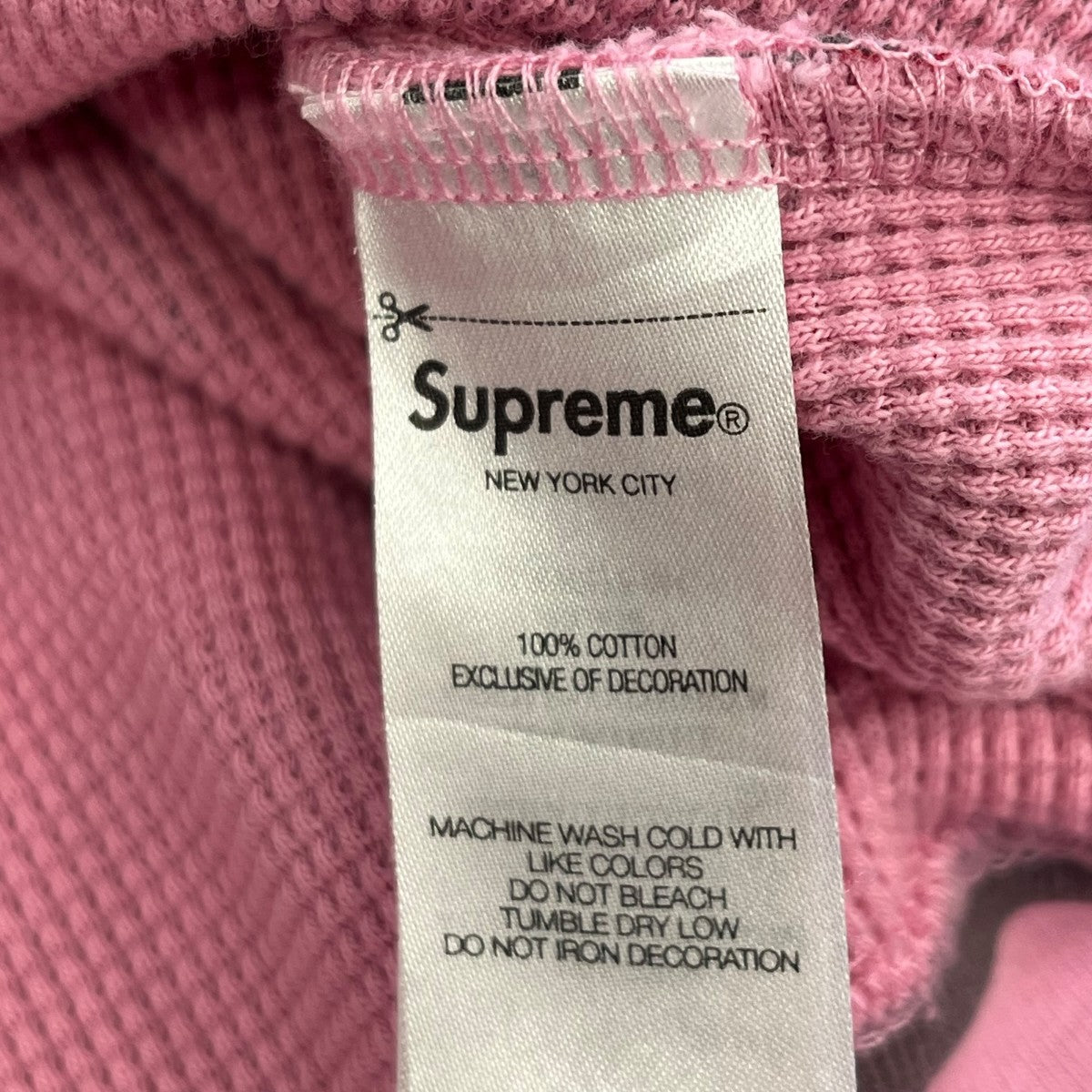Supreme 24SSHooded Zip Up Thermalジップパーカー 古着・中古-6枚目のアイテム画像