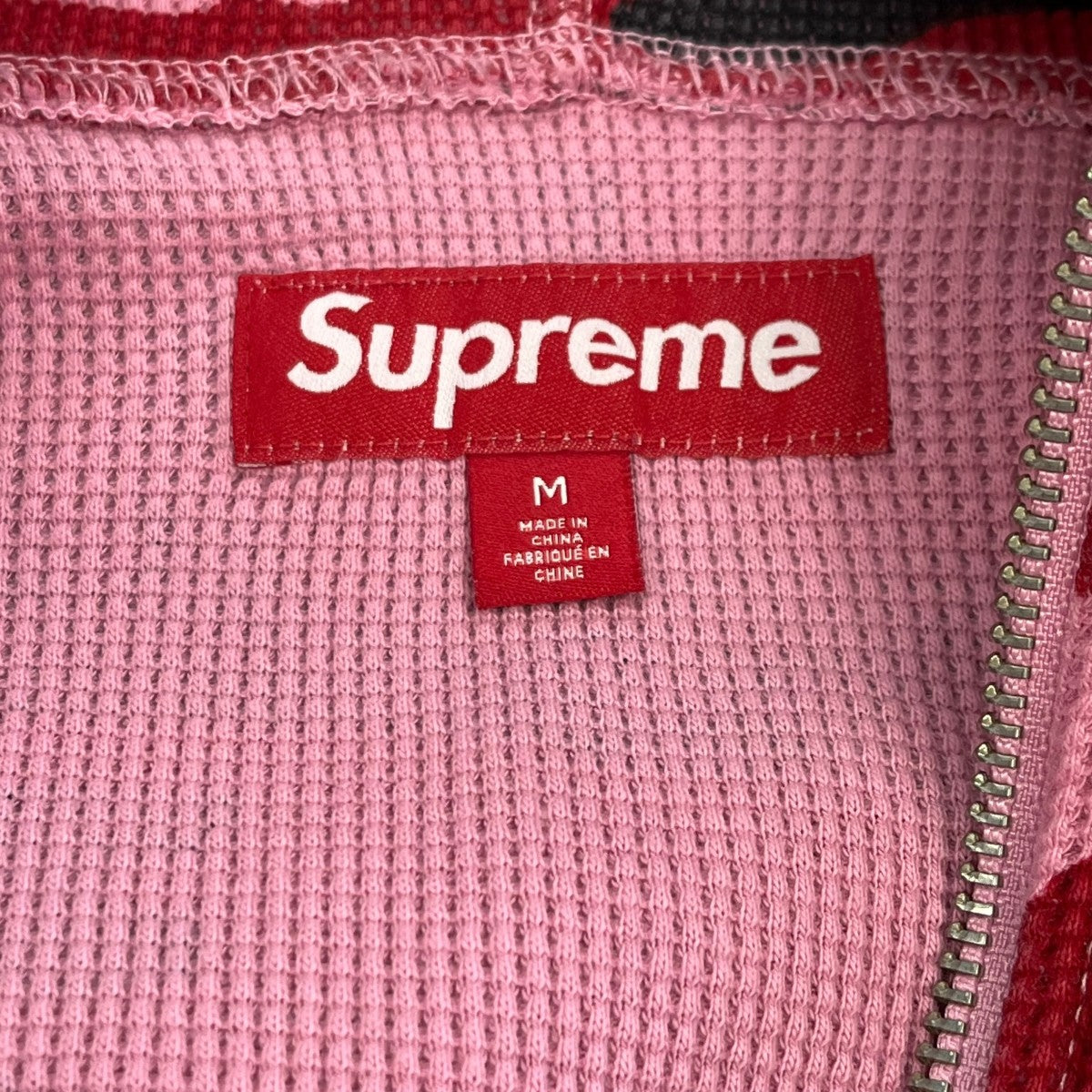 Supreme 24SSHooded Zip Up Thermalジップパーカー 古着・中古-7枚目のアイテム画像