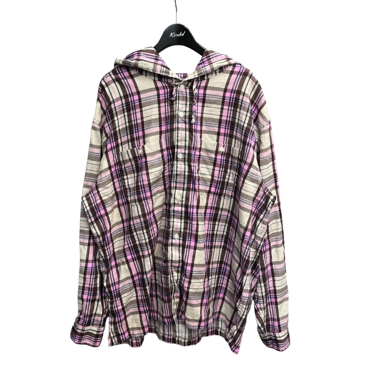 Supreme 24SSPrinted Hooded Flannel Shirtチェックシャツパーカー 古着・中古-1枚目のアイテム画像
