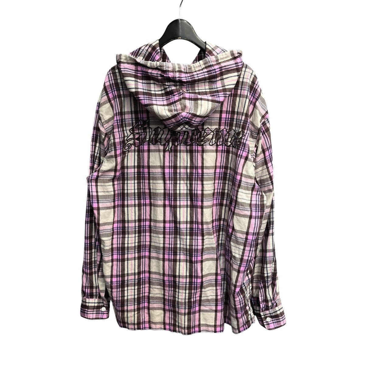 Supreme 24SSPrinted Hooded Flannel Shirtチェックシャツパーカー 古着・中古-2枚目のアイテム画像