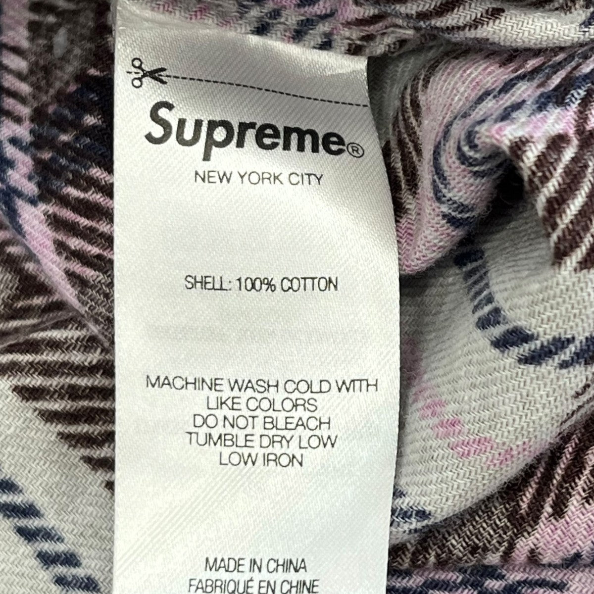 Supreme 24SSPrinted Hooded Flannel Shirtチェックシャツパーカー 古着・中古-6枚目のアイテム画像