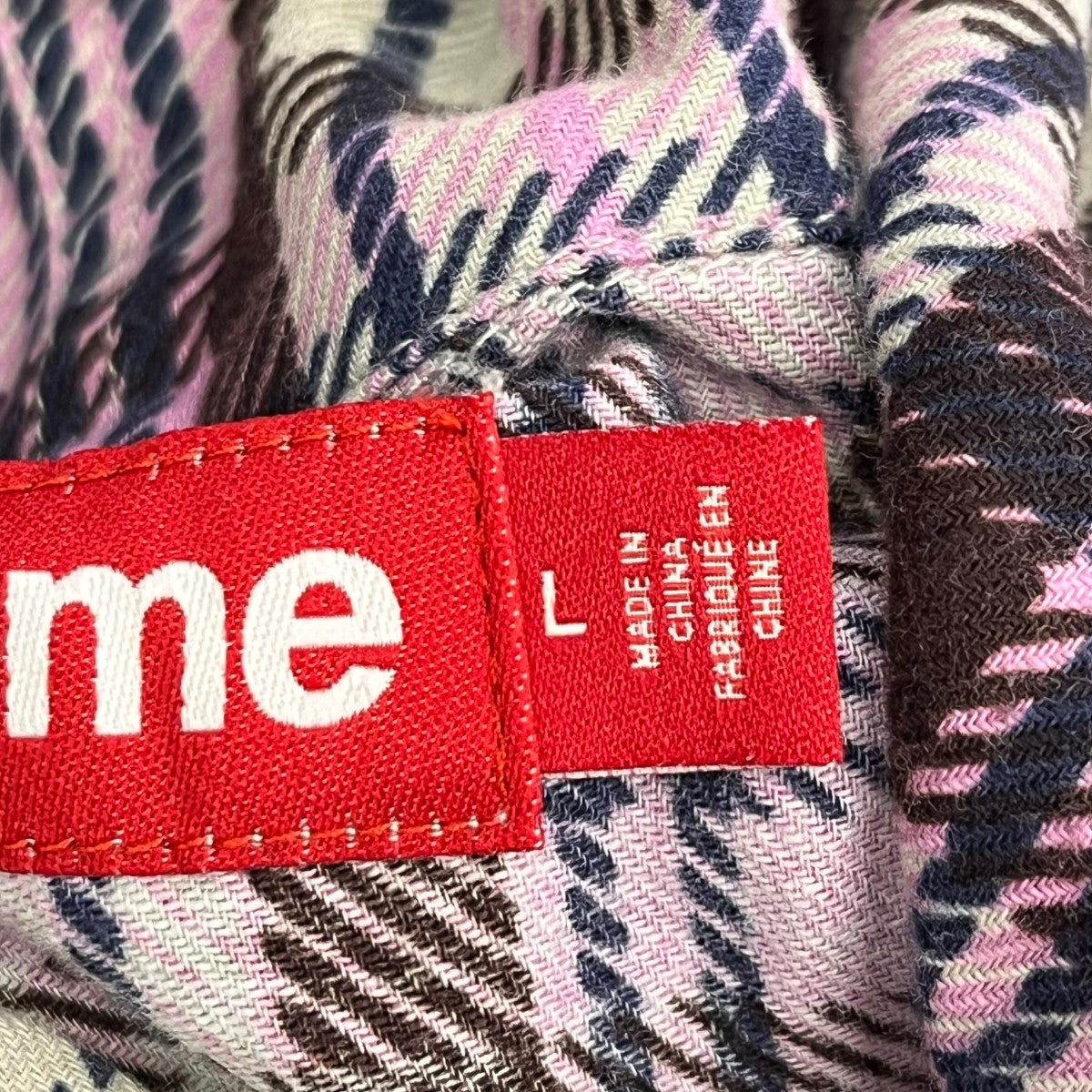 Supreme 24SSPrinted Hooded Flannel Shirtチェックシャツパーカー 古着・中古-7枚目のアイテム画像