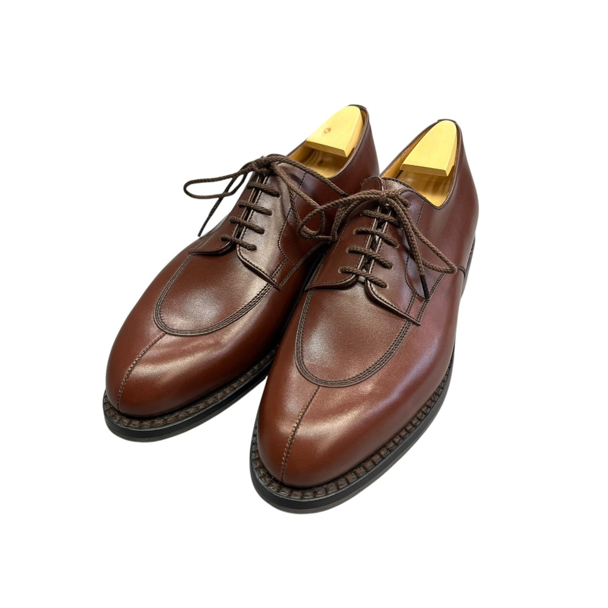 J．M．WESTON 598 Half-Hunt DerbyUチップシューズ25-153-598-21 古着・中古-1枚目のアイテム画像