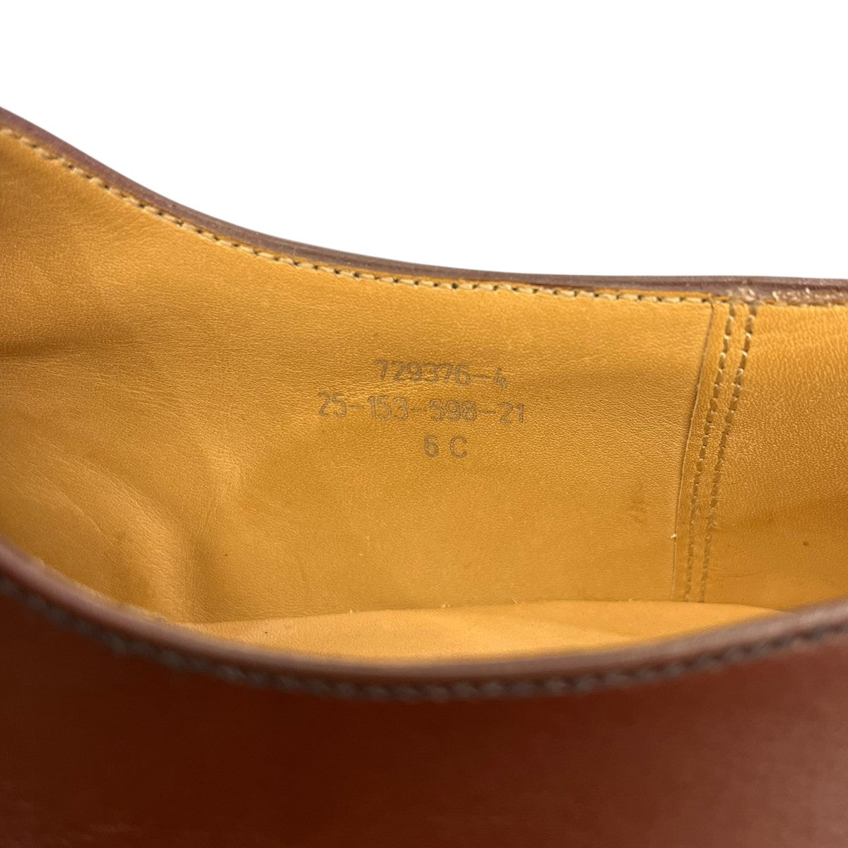 J．M．WESTON 598 Half-Hunt DerbyUチップシューズ25-153-598-21 古着・中古-7枚目のアイテム画像