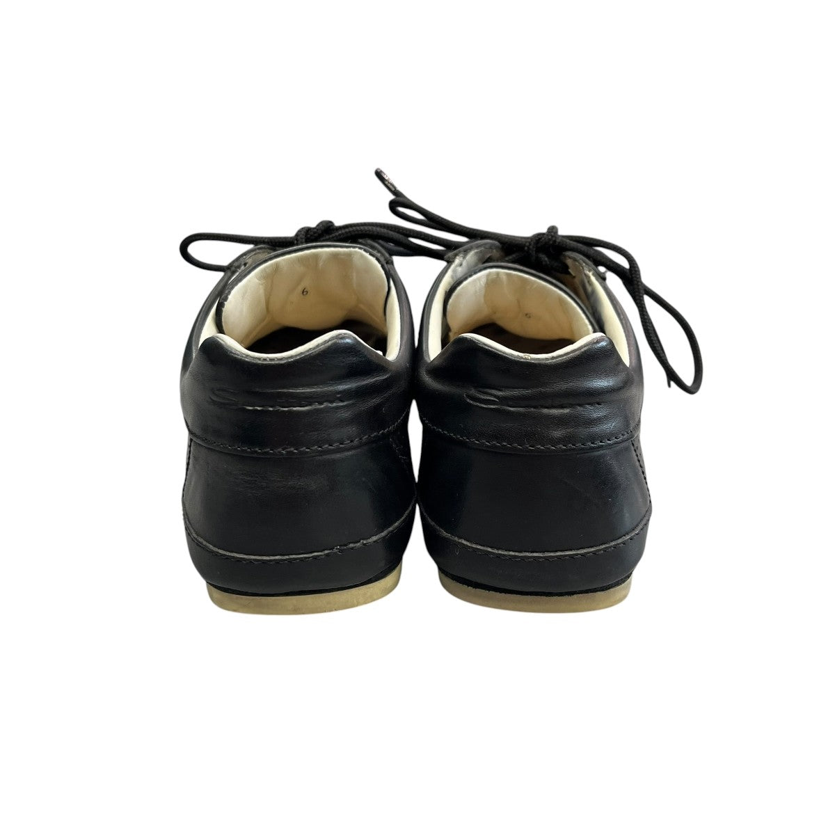 Santoni レザメッシュースニーカー 古着・中古-4枚目のアイテム画像