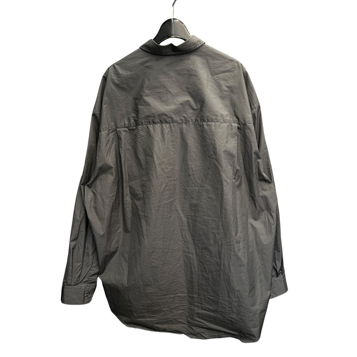 Graphpaper Broad Oversized L S Regular Collar ShirtロングシャツGM211-50110B 古着・中古-2枚目のアイテム画像