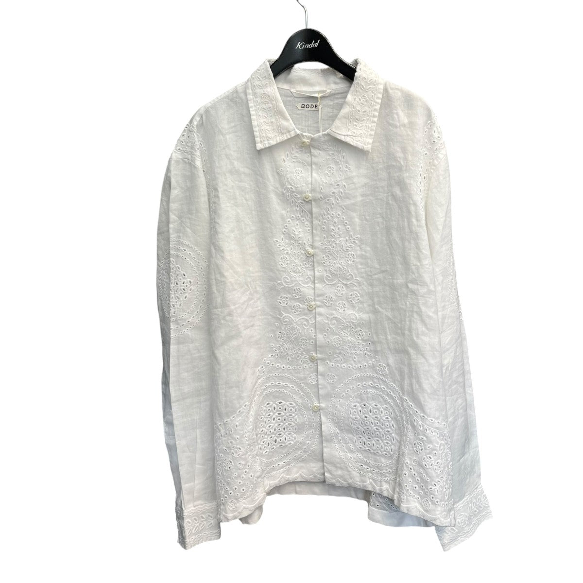 BODE 25SSBelvoir shirtロングシャツMRS25SH039 古着・中古-1枚目のアイテム画像