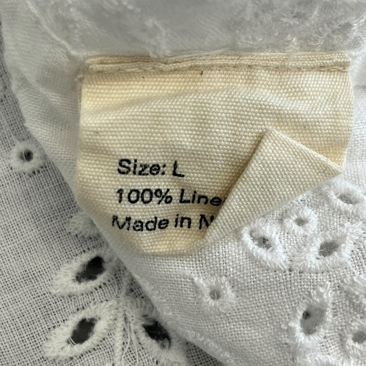 BODE 25SSBelvoir shirtロングシャツMRS25SH039 古着・中古-6枚目のアイテム画像