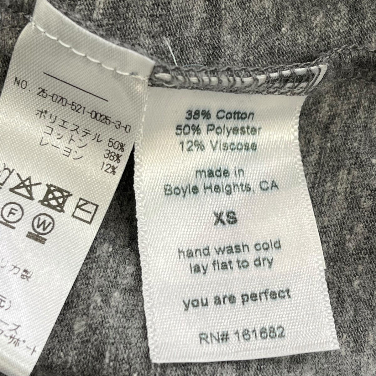 perfectwhitetee 25SSVネック Tシャツ25070521002530 古着・中古-6枚目のアイテム画像