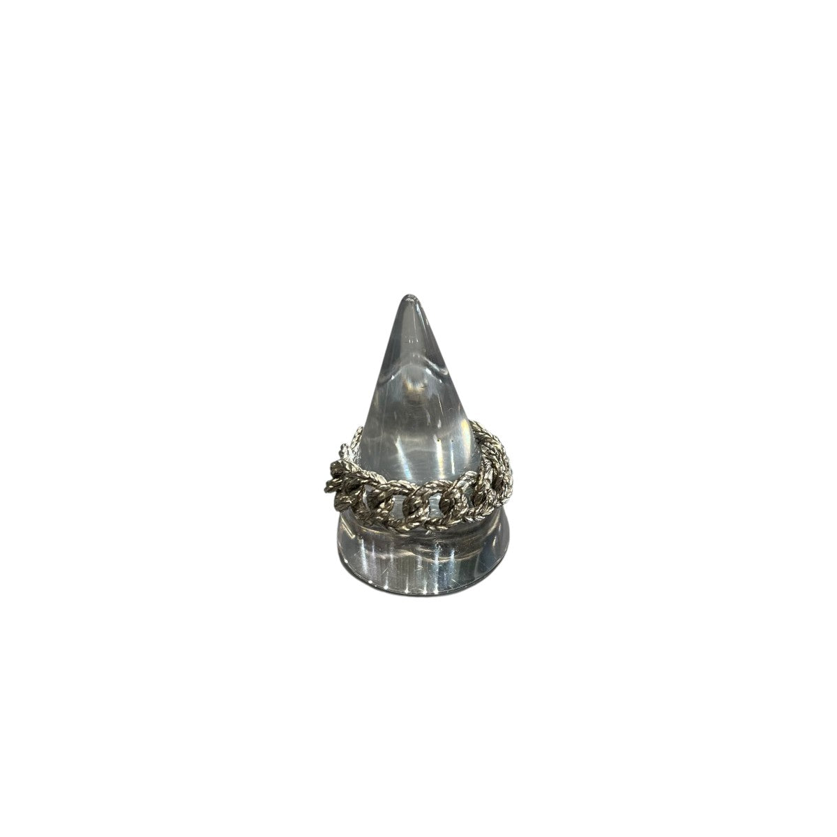 SIMMON KNIT CHAIN RING WIDEリング 古着・中古-1枚目のアイテム画像