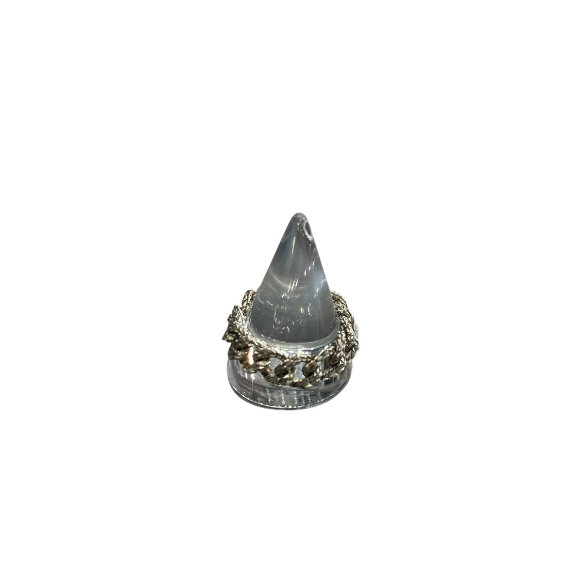 SIMMON KNIT CHAIN RING WIDEリング 古着・中古-2枚目のアイテム画像