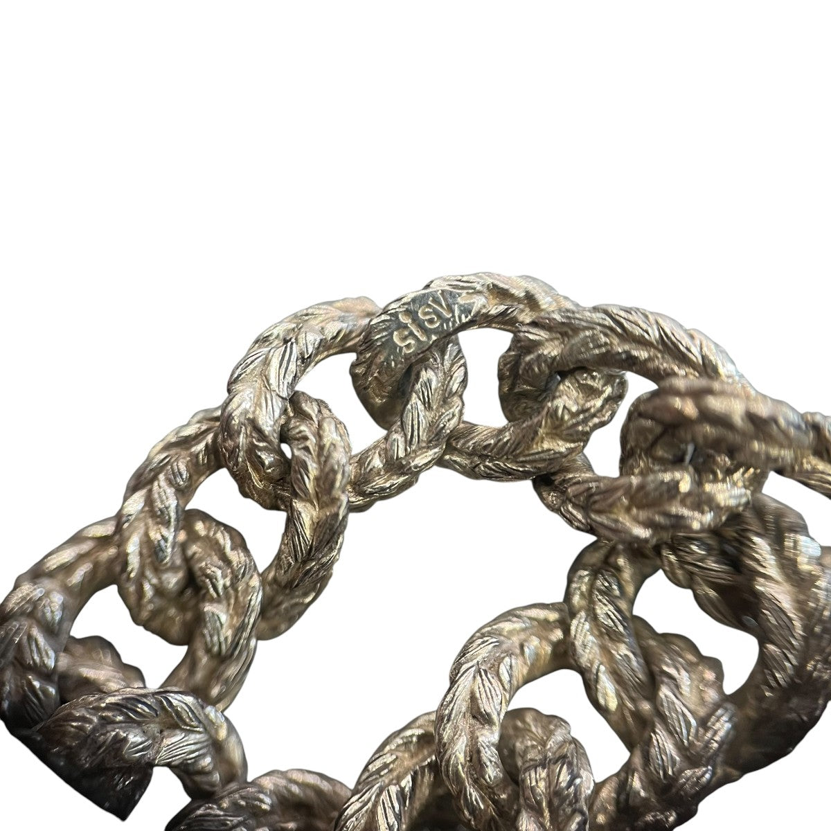 SIMMON KNIT CHAIN RING WIDEリング 古着・中古-3枚目のアイテム画像