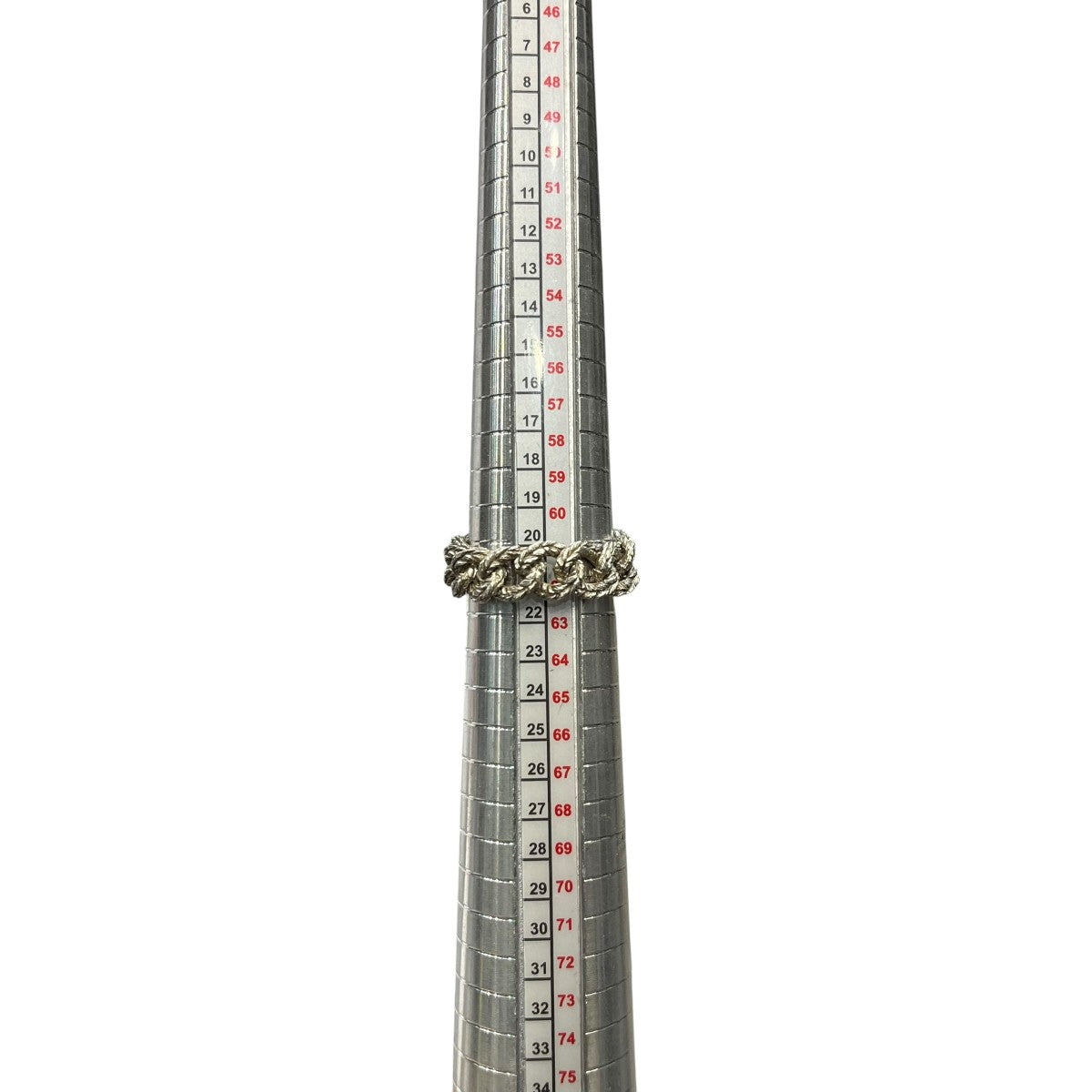SIMMON KNIT CHAIN RING WIDEリング 古着・中古-4枚目のアイテム画像