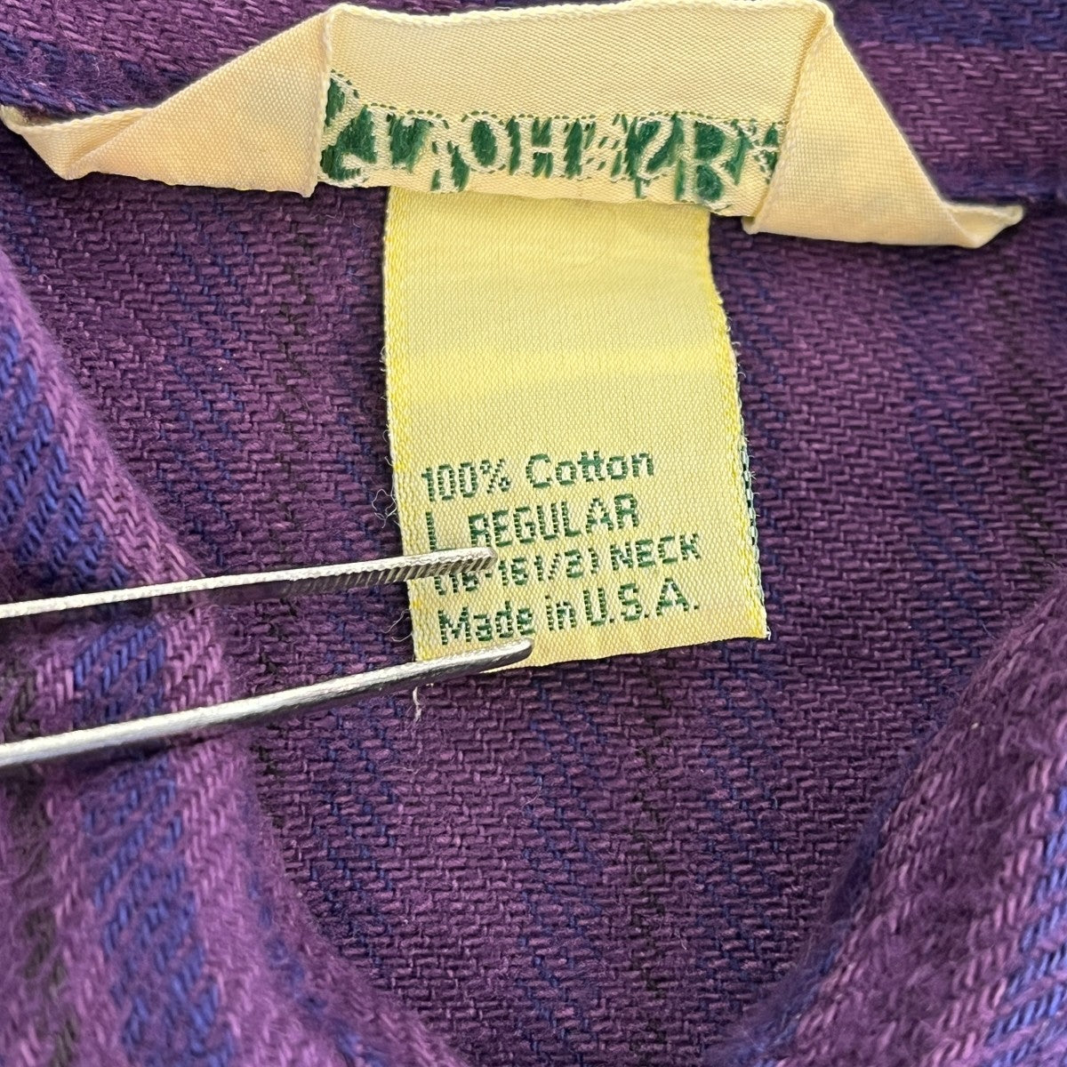 BIG MAC USA製 St． John’s Bay JC Penneyネルシャツ 古着・中古-6枚目のアイテム画像