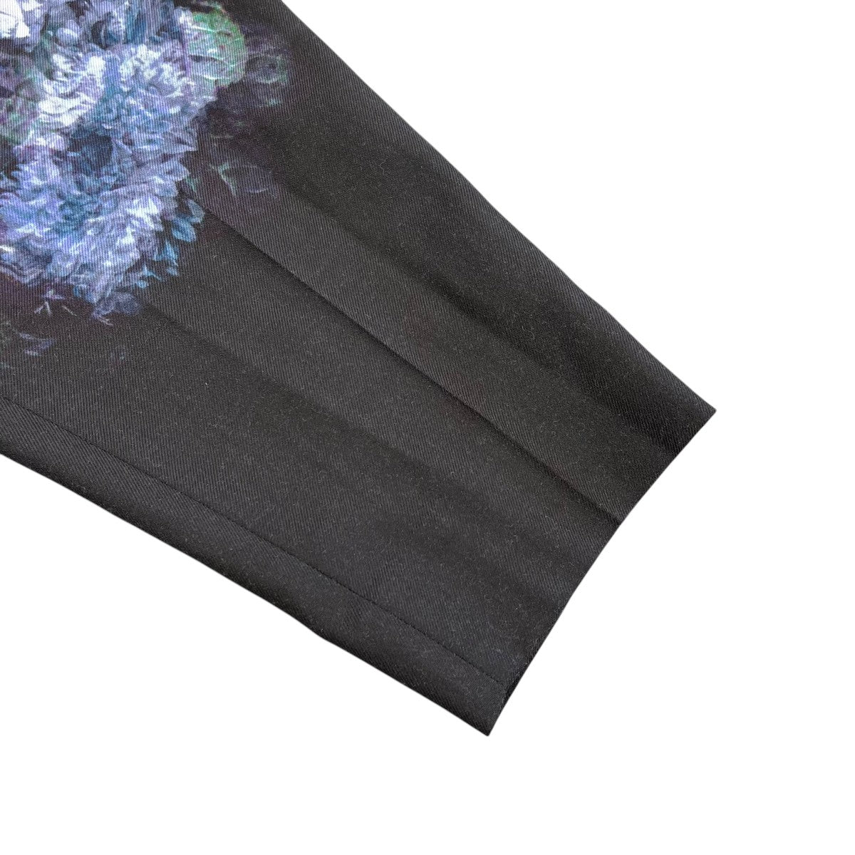 20SSINKJET FLOWER 2TUCK TAPERED WIDE SLACKSスラックス2120-576