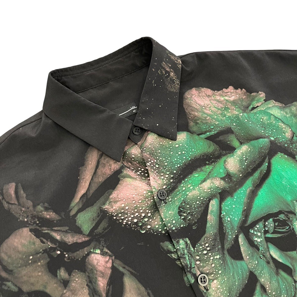 DECHINE RAIN FLOWER2 BIG SHIRTレギュラーカラーシャツ2122-123