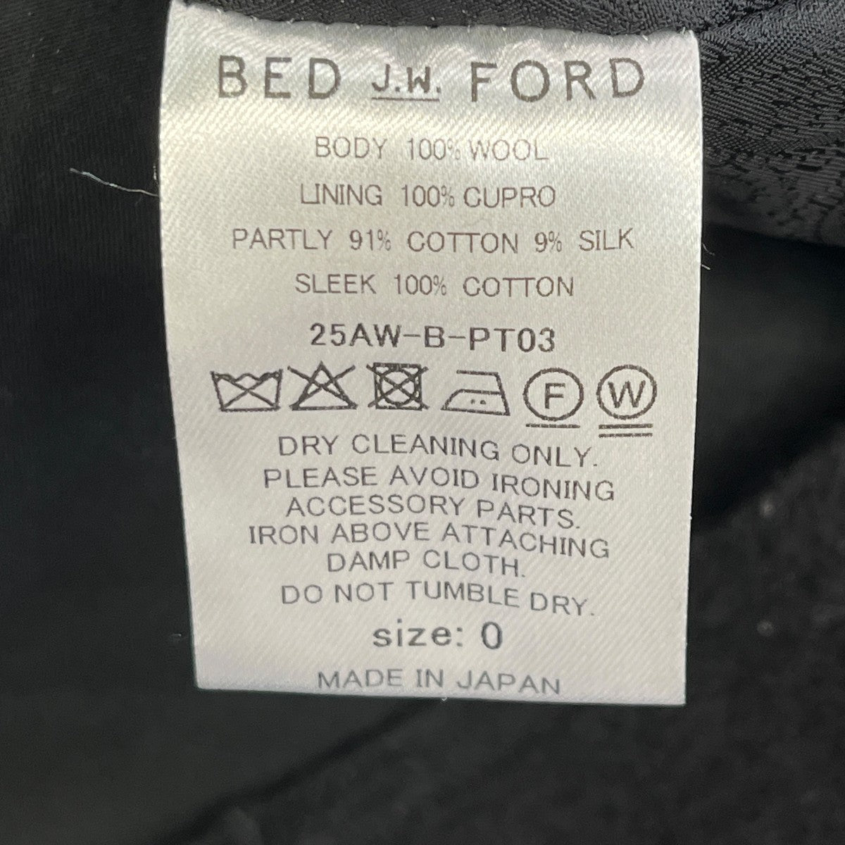 BED J．W． FORD 25AWWorking on Holidaysオーバーオール25AW-B-PT03 古着・中古-5枚目のアイテム画像