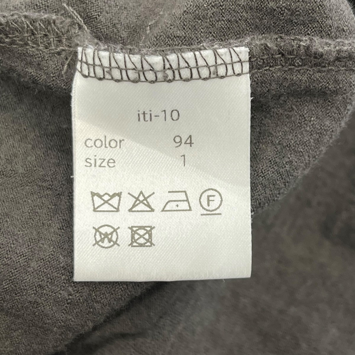 羊毛Tシャツ ショートスリーブ半袖カットソーiti-10