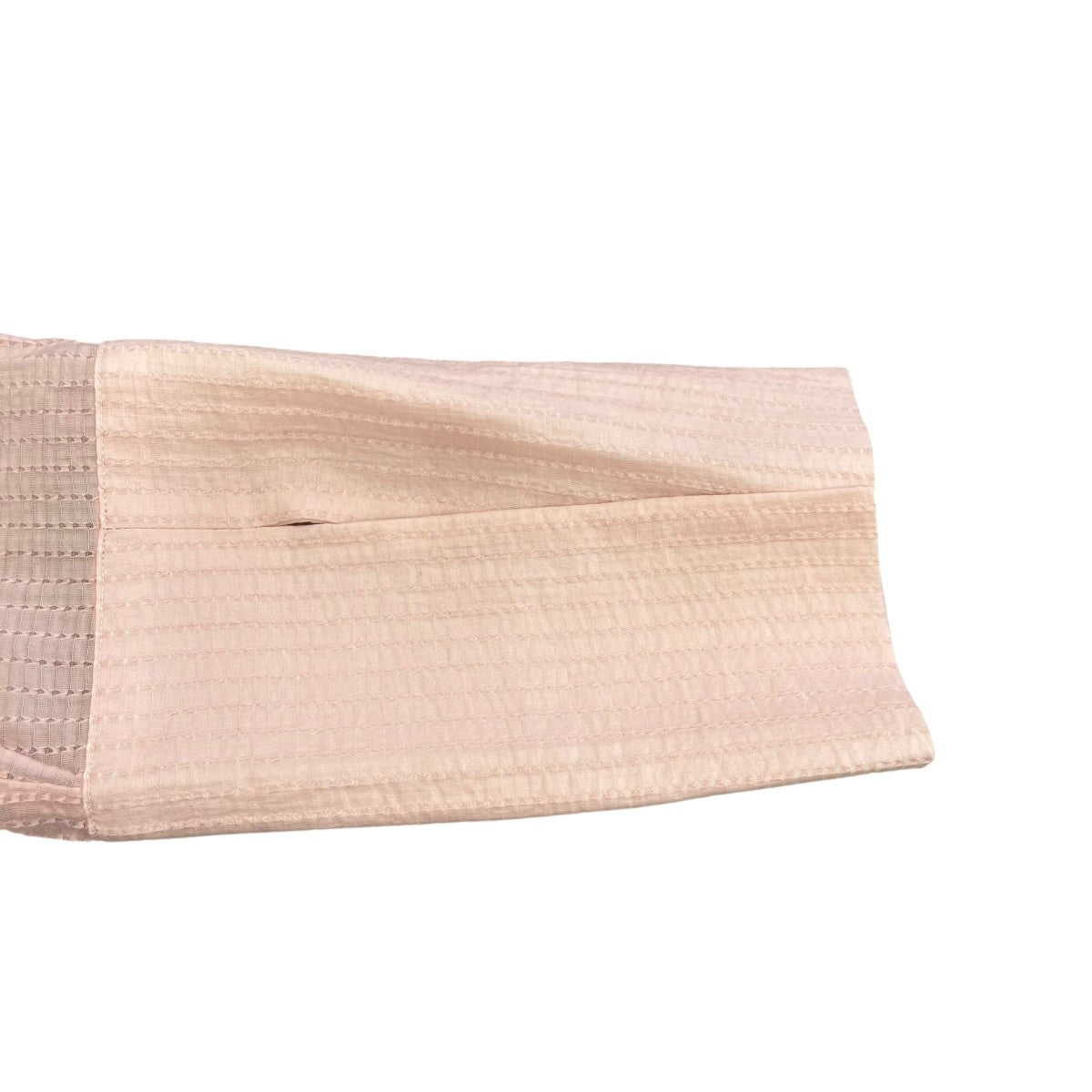 point neck ribbon shirtsロングシャツR99-85117