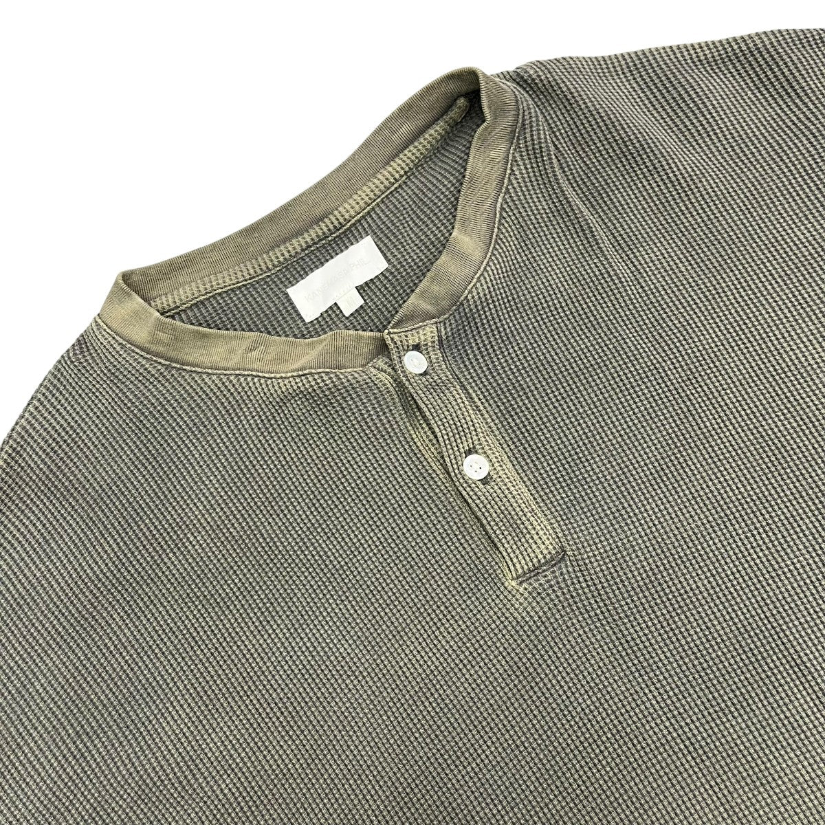 18G Garment Dye WaffleサーマルカットソーKM25A-012