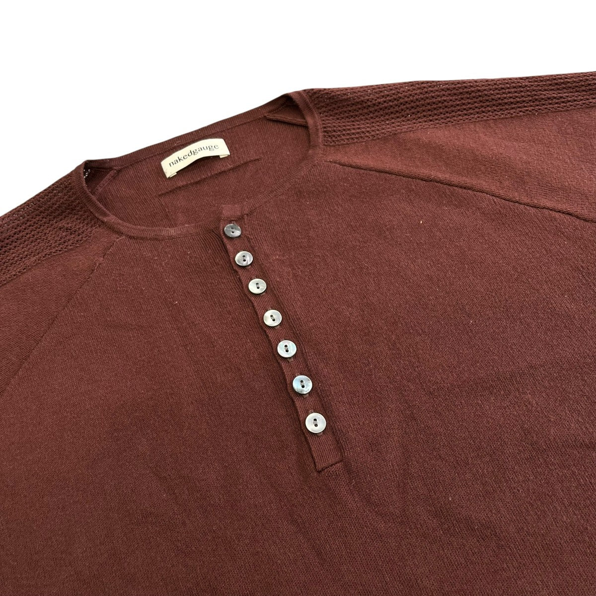 GLEANER SHIRTヘンリーネックカットソーN0029