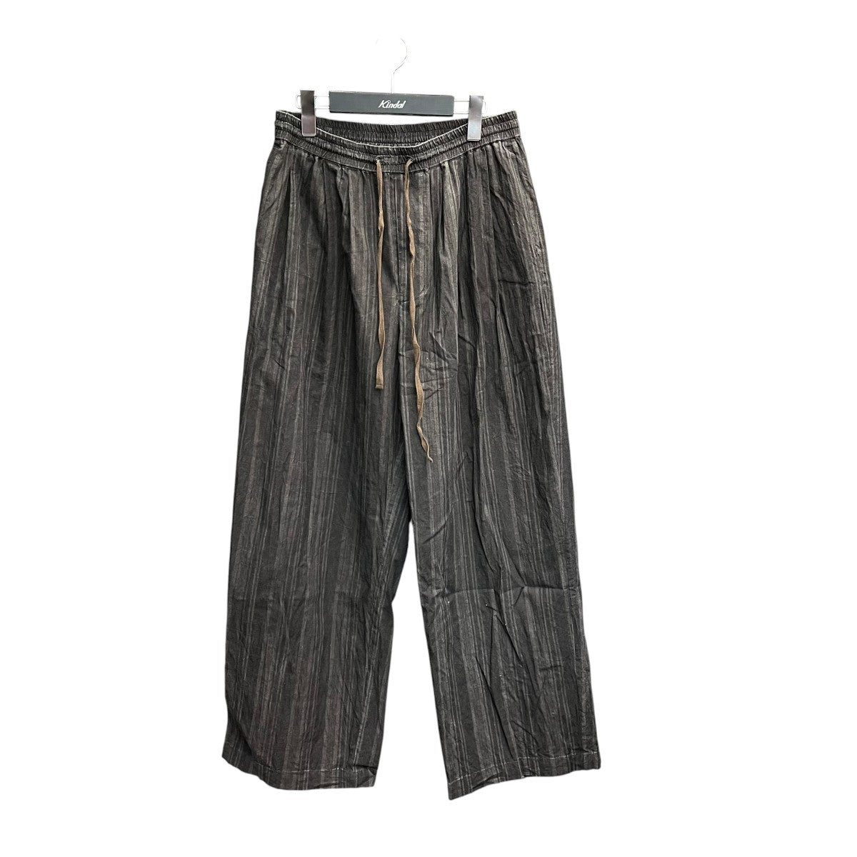 MADRAS STRIPE WIDE EASY PANTSイージーパンツN0037