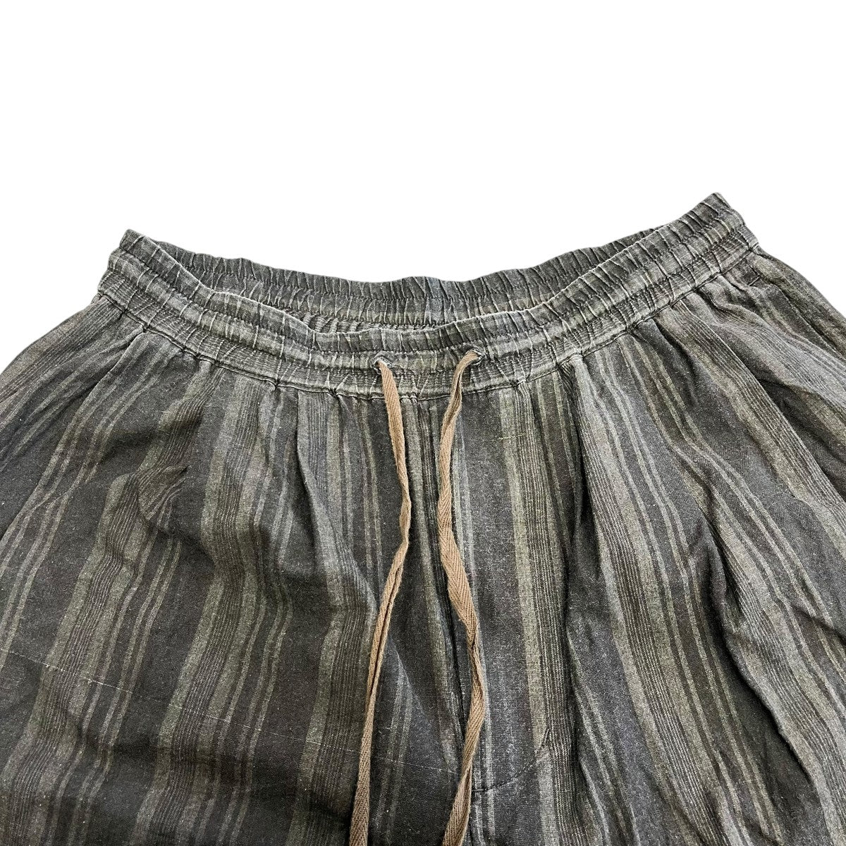 MADRAS STRIPE WIDE EASY PANTSイージーパンツN0037