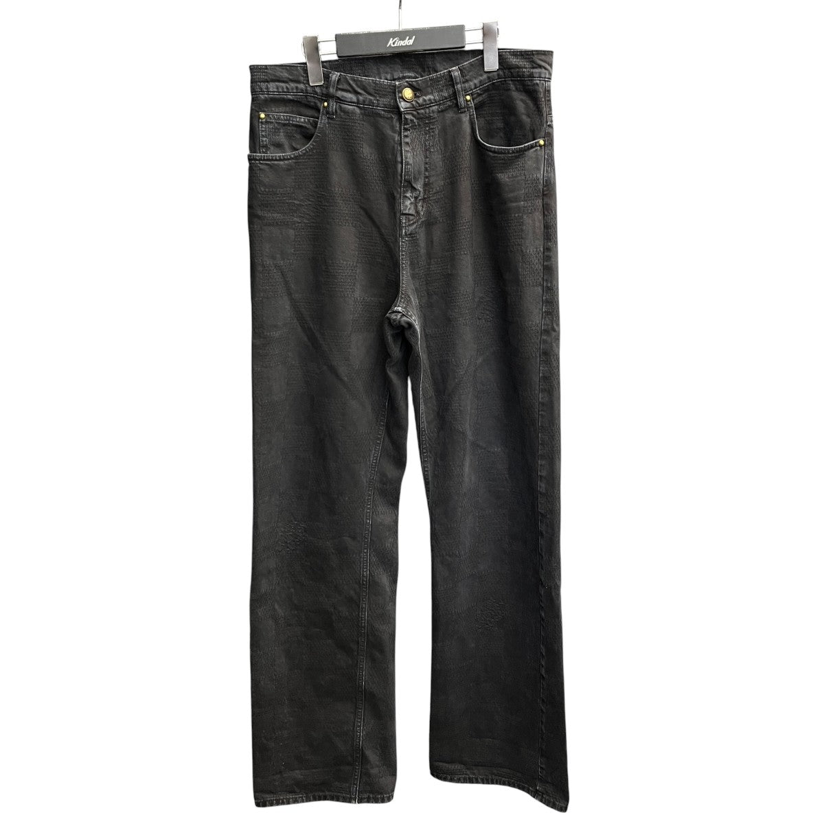 24AWダミエワークウェアコットンデニムパンツRM242M MKB HRD83W