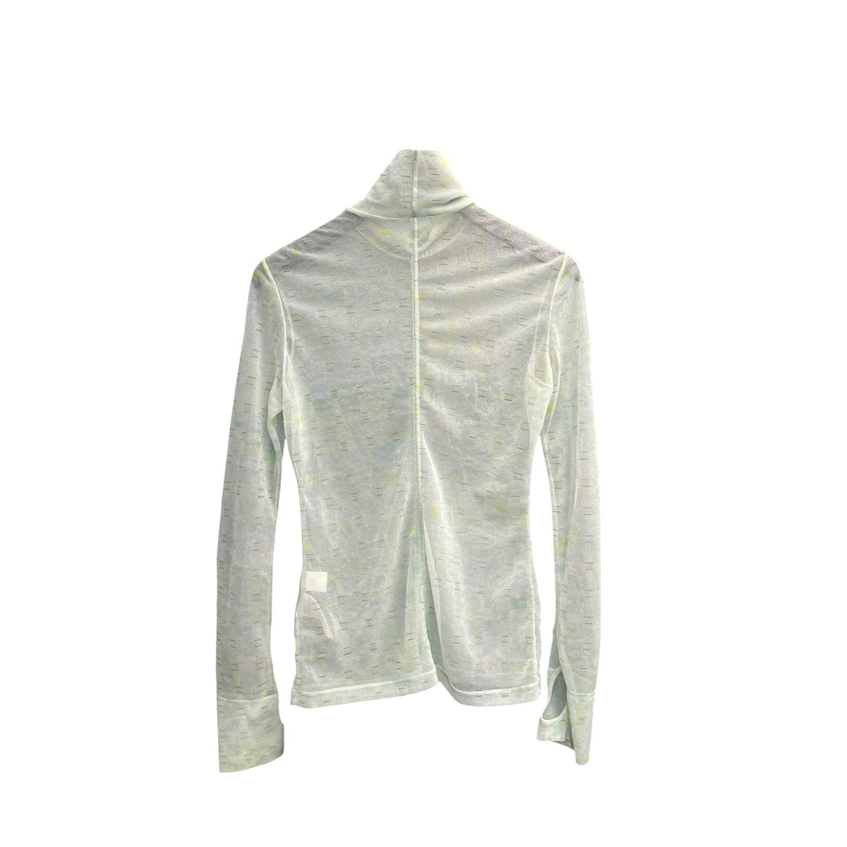 mame kurogouchi(マメクロゴウチ) Marble Printed Plaid Sheer High